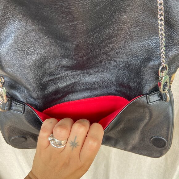 Zadig & Voltaire cheetah clutch with chain - Picture 9 of 10